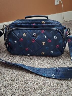 Lug Trolley 2 Crossbody Bag In Paws Navy